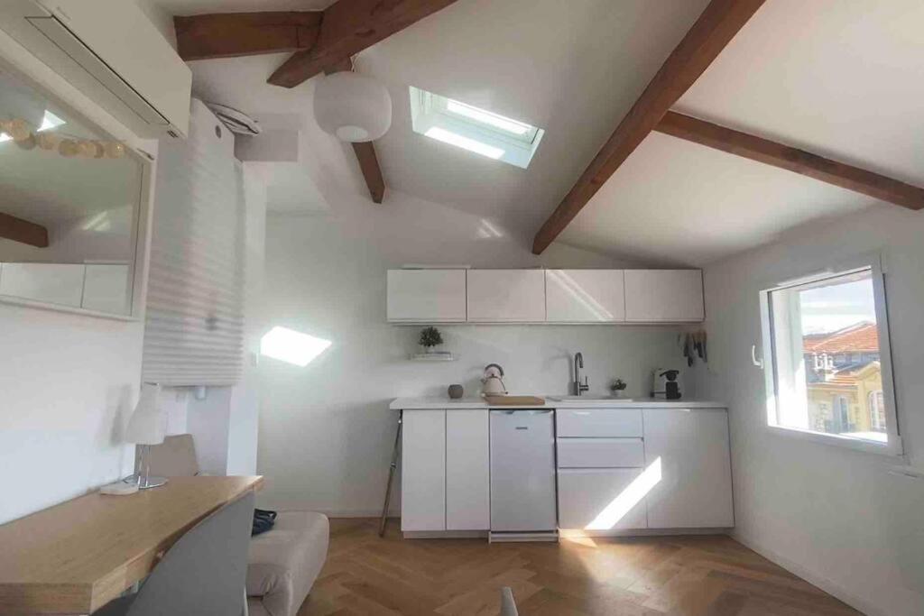 Heart Of Nice-Rooftop Seaside Studio מראה חיצוני תמונה