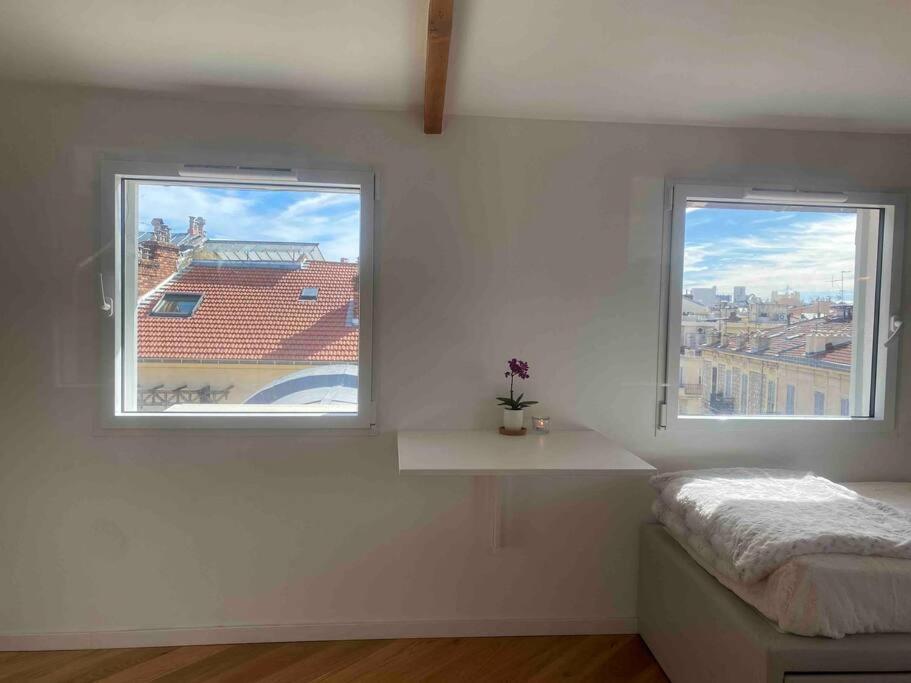Heart Of Nice-Rooftop Seaside Studio מראה חיצוני תמונה